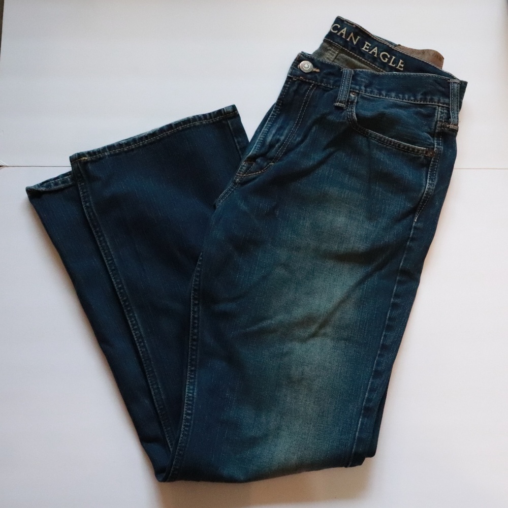 AE Men's Bootcut Jeans SZ 33X34 Like New